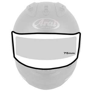 SMARTFILM 75MM VISOR PROTECTOR (PACK OF 3)